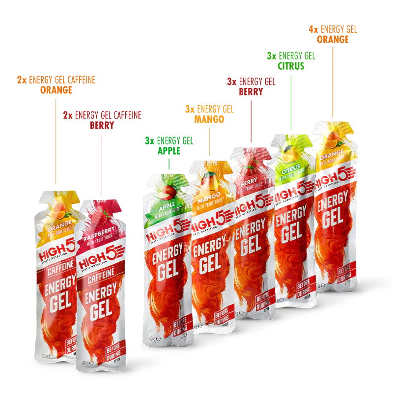 High5 Energigel Mixed Flavors box (20x40g)
