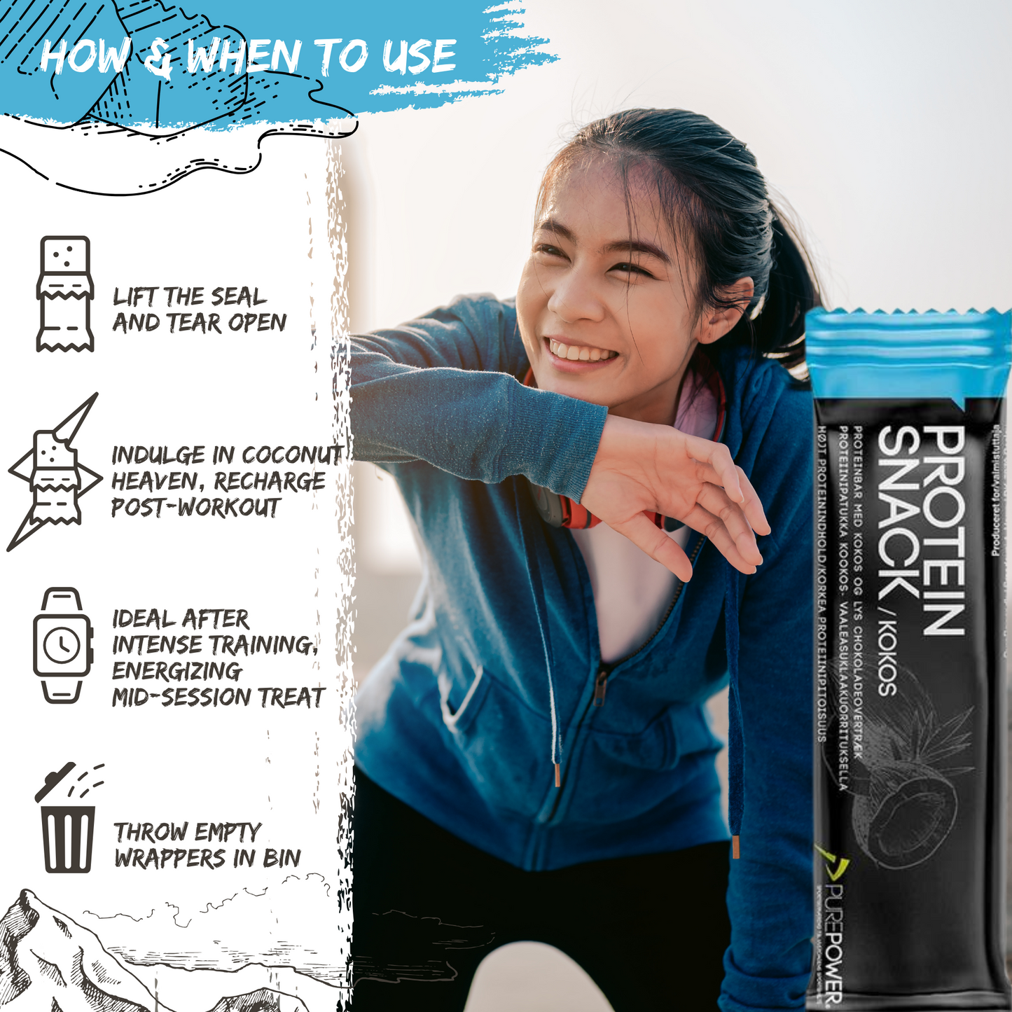 PurePower Proteinbar Coconut Chocolate coated (12x40g) DATOVARE