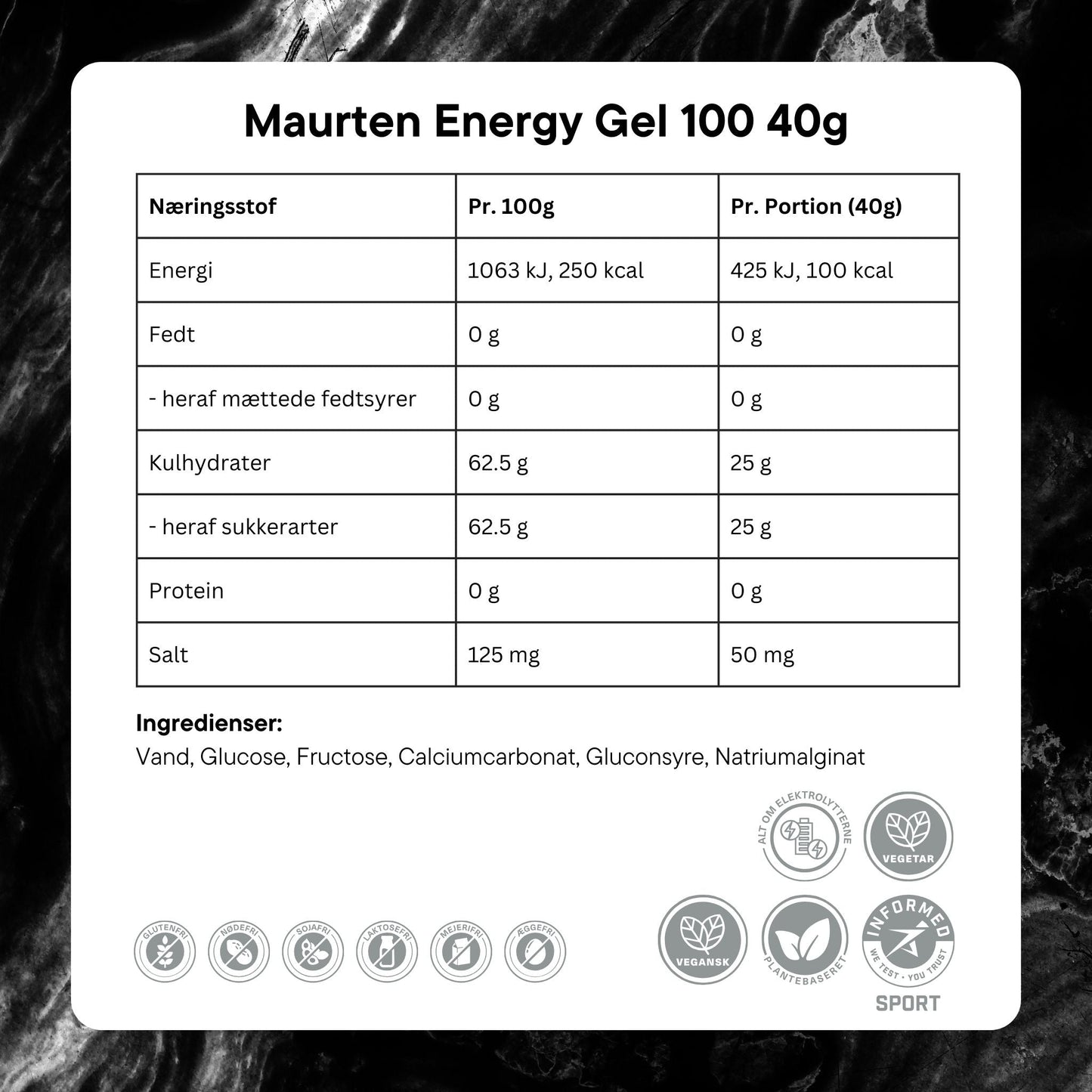 Maurten Energigel Gel 100 (12x40g)