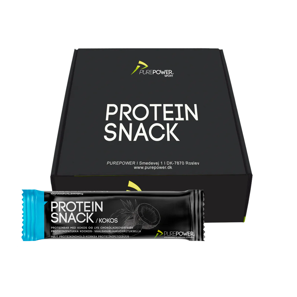 PurePower Proteinbar Coconut Chocolate coated (12x40g) DATOVARE