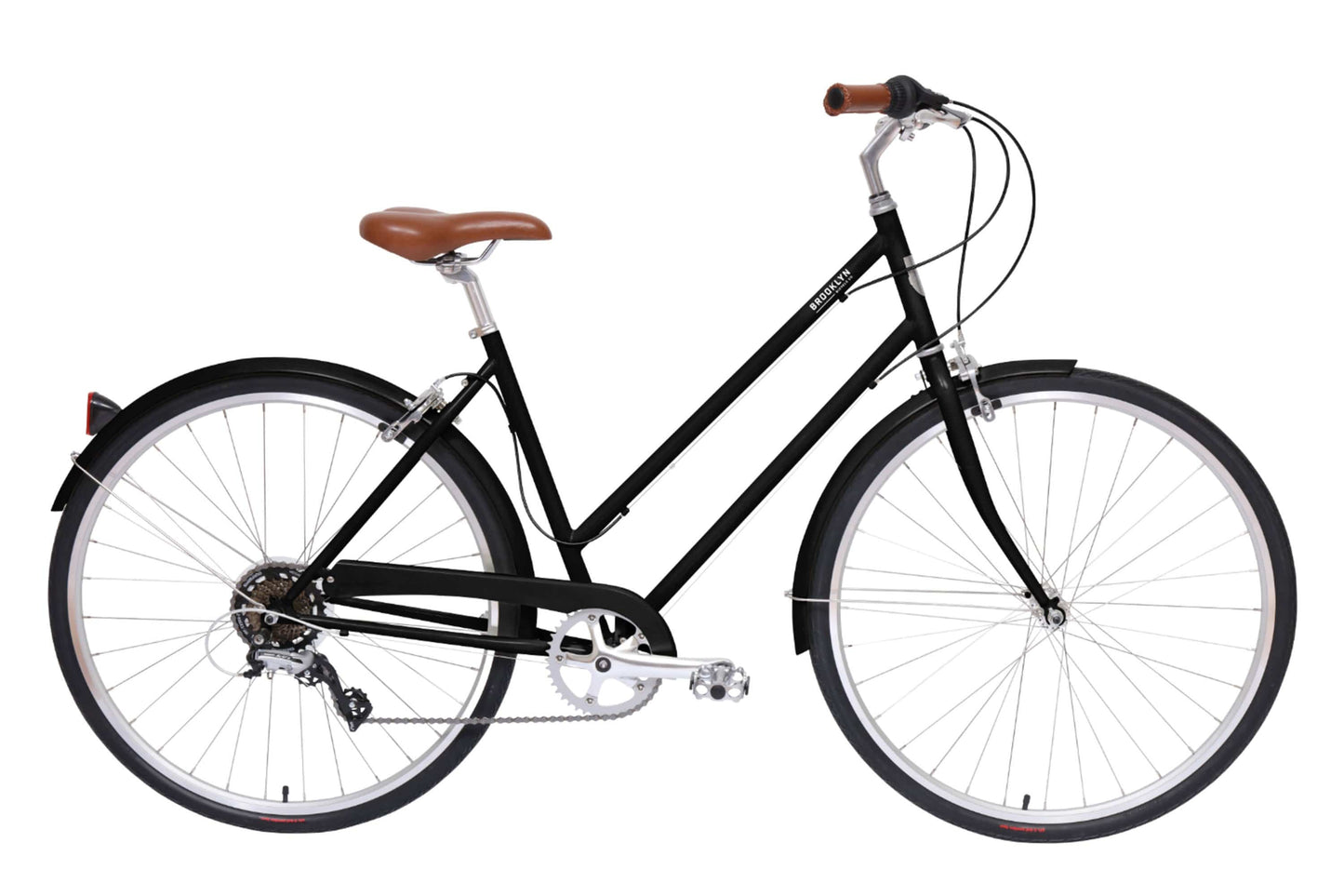 Franklin 8 Speed 8 Speed Step Through Bicycle | Franklin Eight City Cruiser Gloss Black / S/M 8D-FRA-GB-M