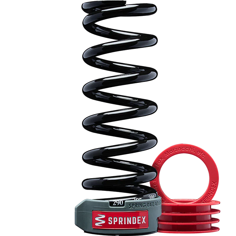 Sprindex fjeder 75mm stroke/160mm 7.4mm(dia)wire/300min.rate