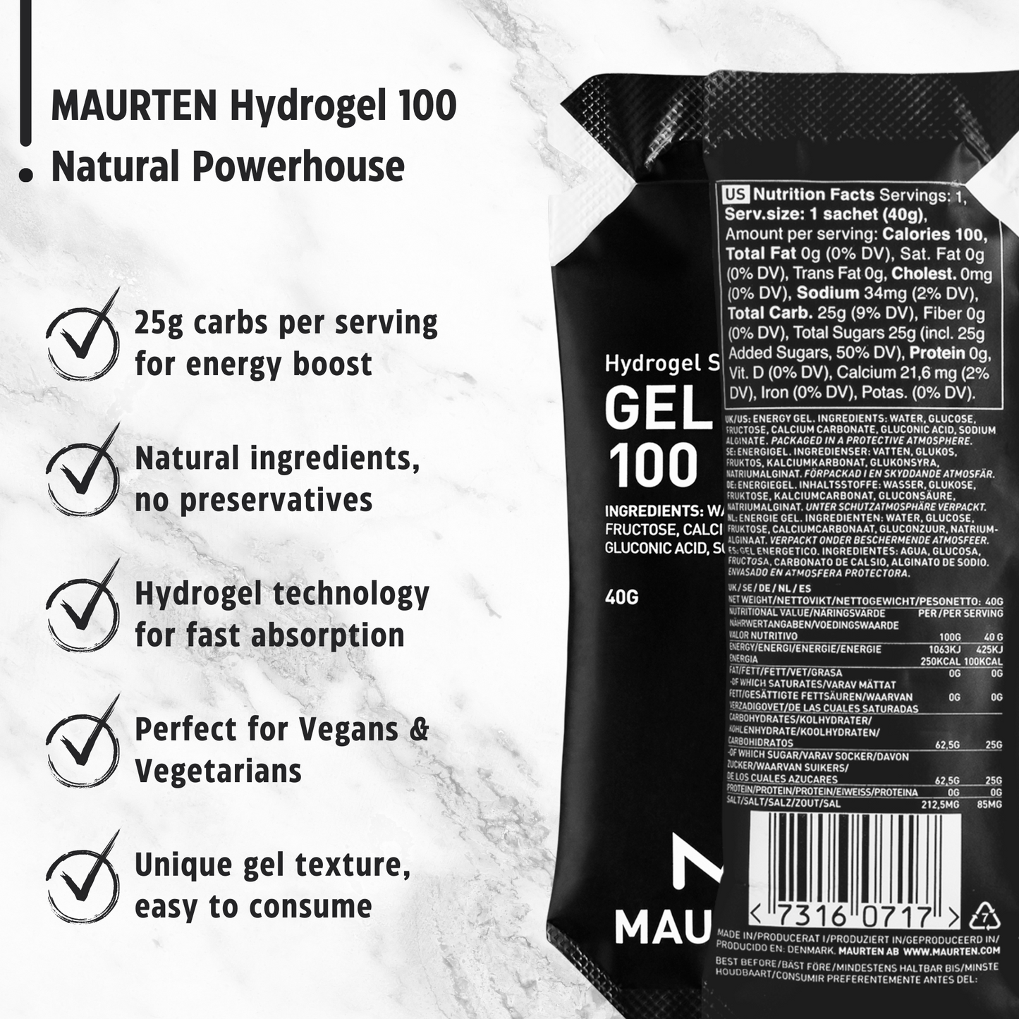 Maurten Energigel Gel 100 (12x40g)