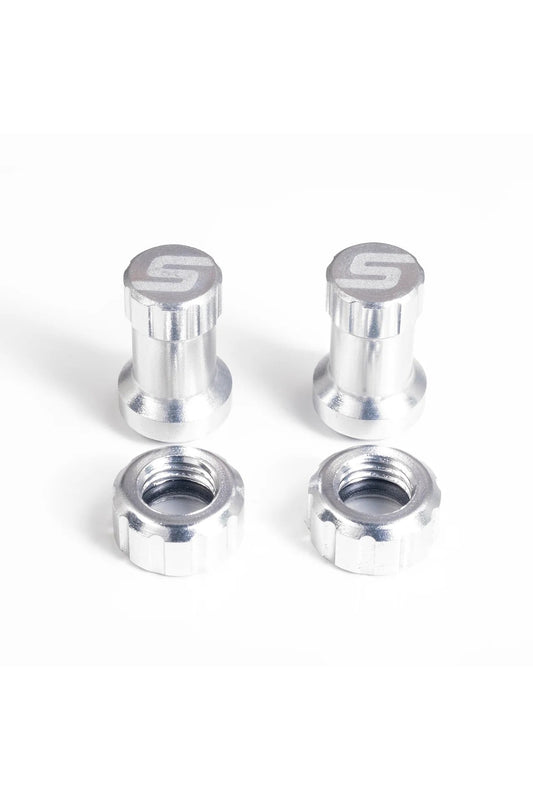 STAN'S TUBELESS VALVE COLOR KIT, SILVER