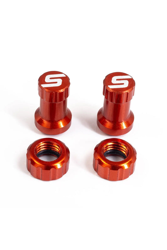 STAN'S TUBELESS VALVE COLOR KIT, ORANGE
