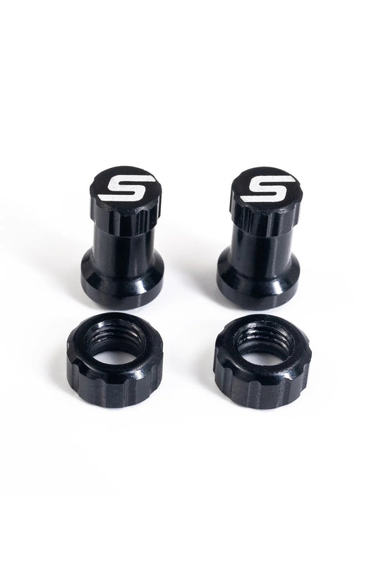 STAN'S TUBELESS VALVE COLOR KIT, BLACK