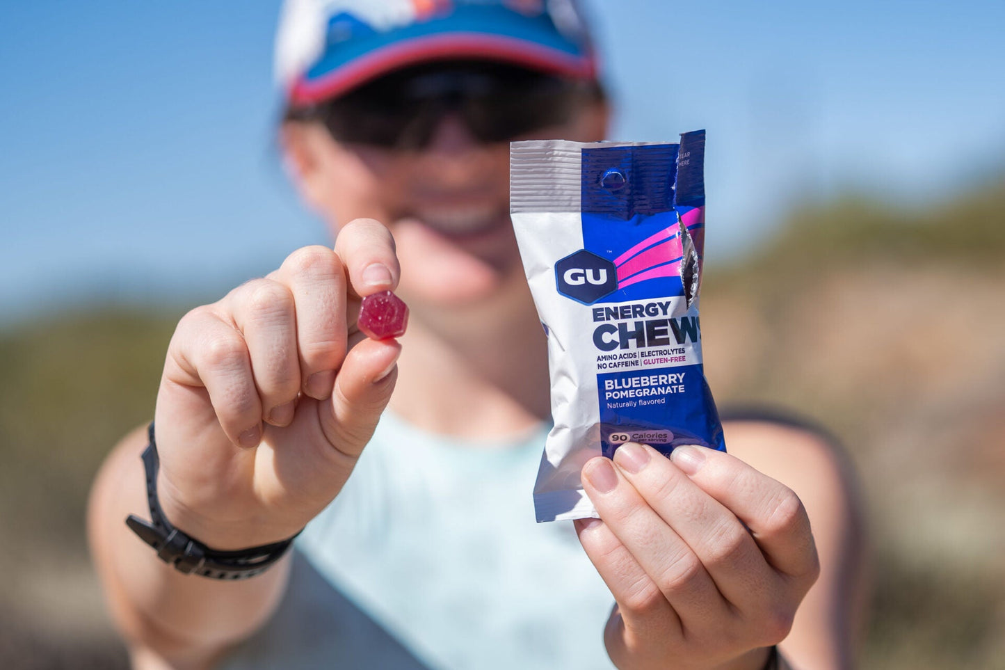 GU Energy Chews Blue Pom 60g (12 x 60g) Datovare