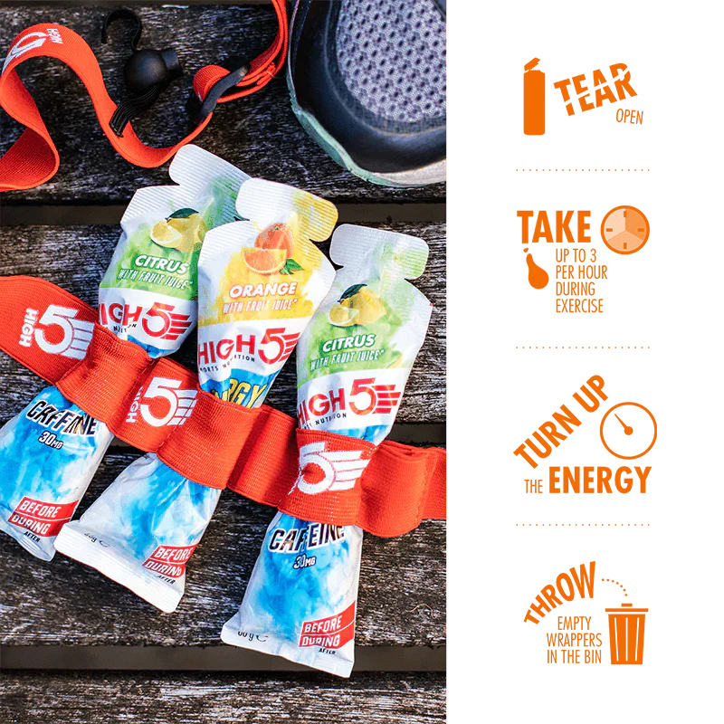 High5 Energigel Aqua Orange 5x66 g Datovare