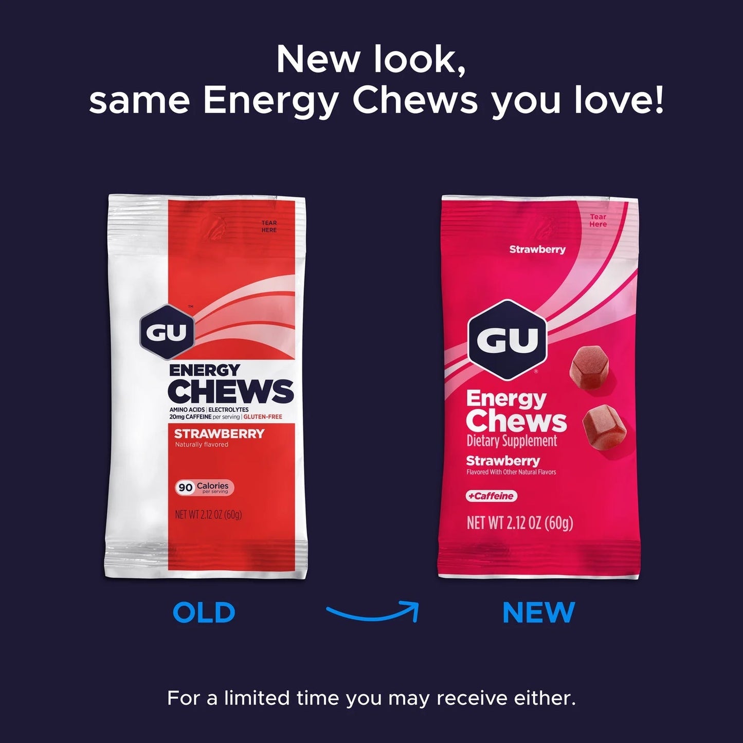 GU Energy Chews Orange (12 x 60g)