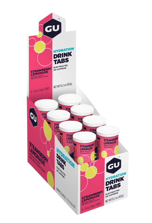 GU Energy Elektrolyttabs Strawberry Lemonade (8 x 12 tabs)