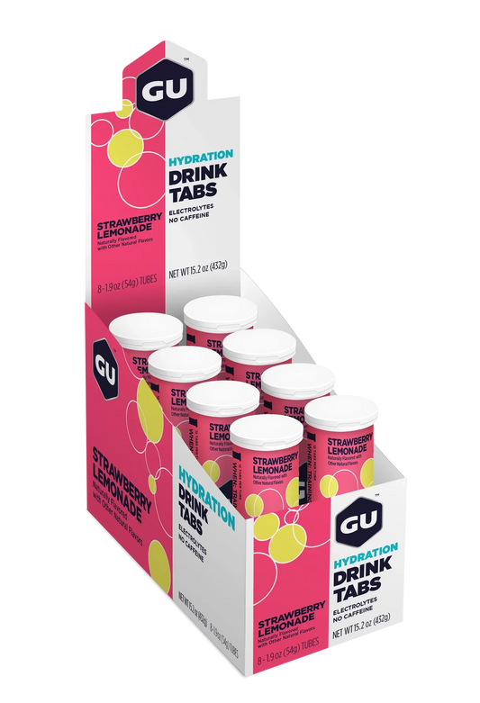 GU Energy Elektrolyttabs Strawberry Lemonade (8 x 12 tabs)