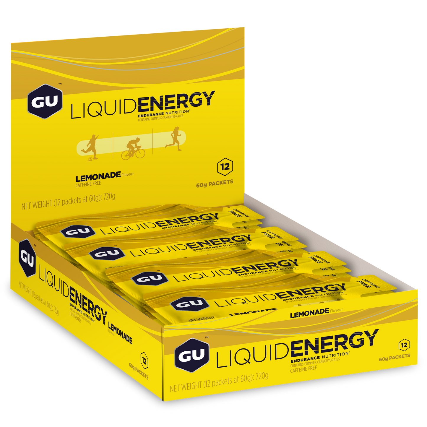 GU Energy Energigel Liquid Lemonade (12 x 60g)