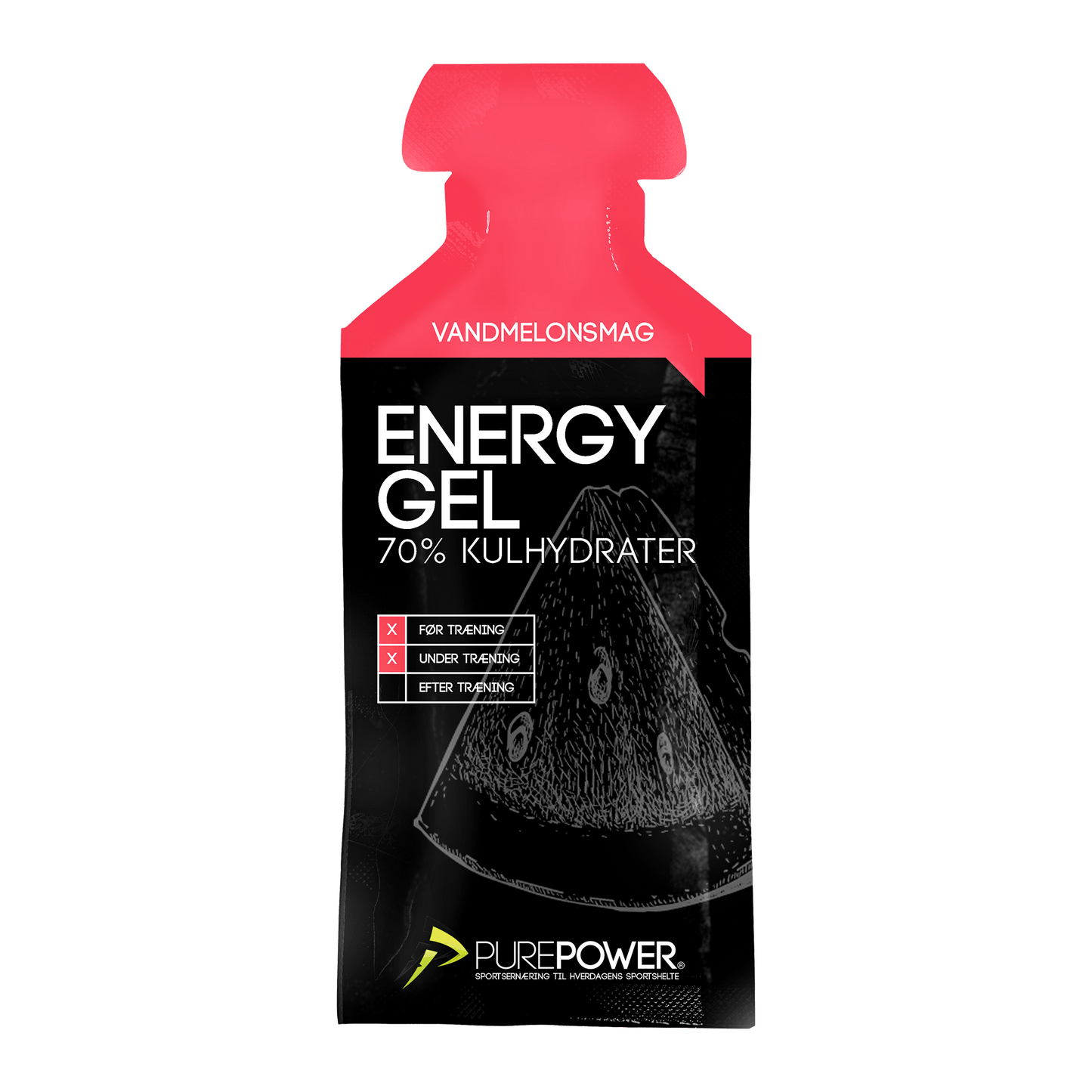 PurePowqer Energigel Vandmelon