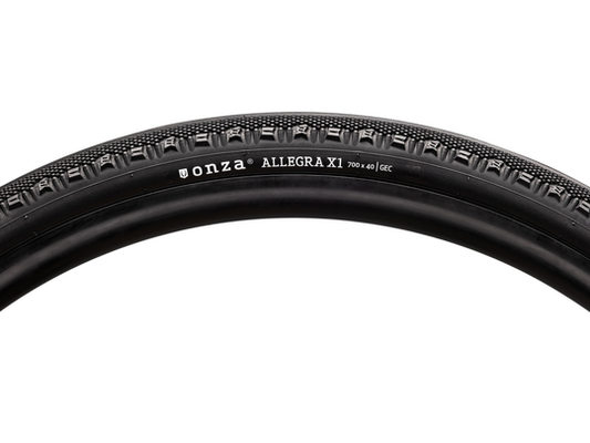 ONZA Allegra X1 Black 700x45C 600g Gravel foldedæk
