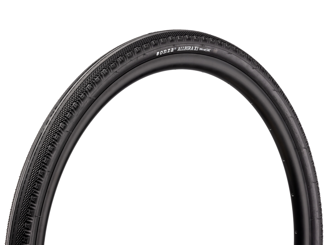 ONZA Allegra X1 Black 700x45C 600g Gravel foldedæk