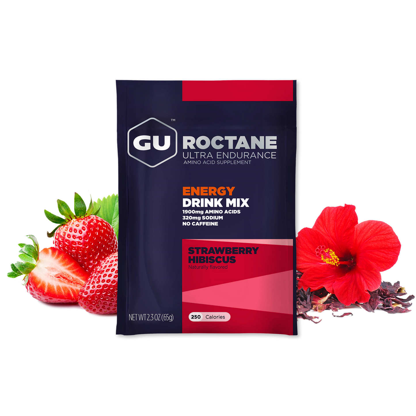 GU Energy Drink Roctane Strawberry Hibiscus (10x65g) DATOVARE