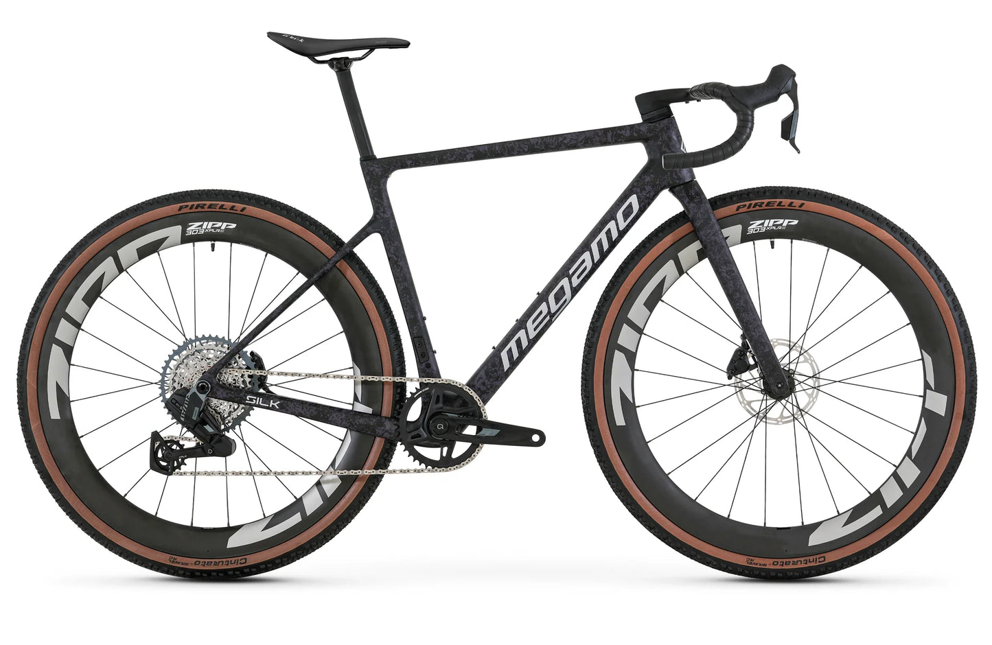 Megamo SILK 02 SLR Gravelcykel Jade Black 2026