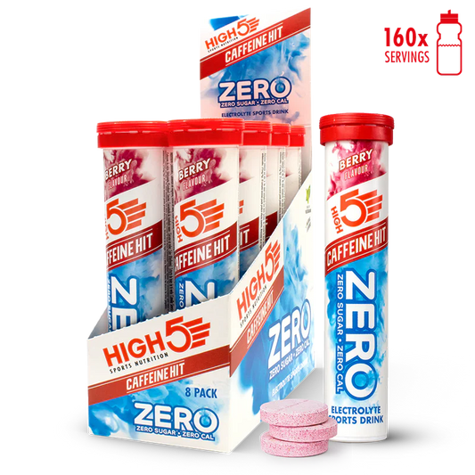 High5 Elektrolyttabs ZERO Berry Caff  (8x20 tabs) Datovare