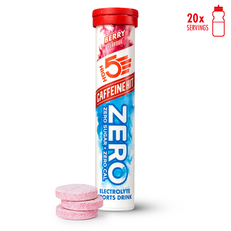 High5 Elektrolyttabs ZERO Berry Caff  (8x20 tabs) Datovare