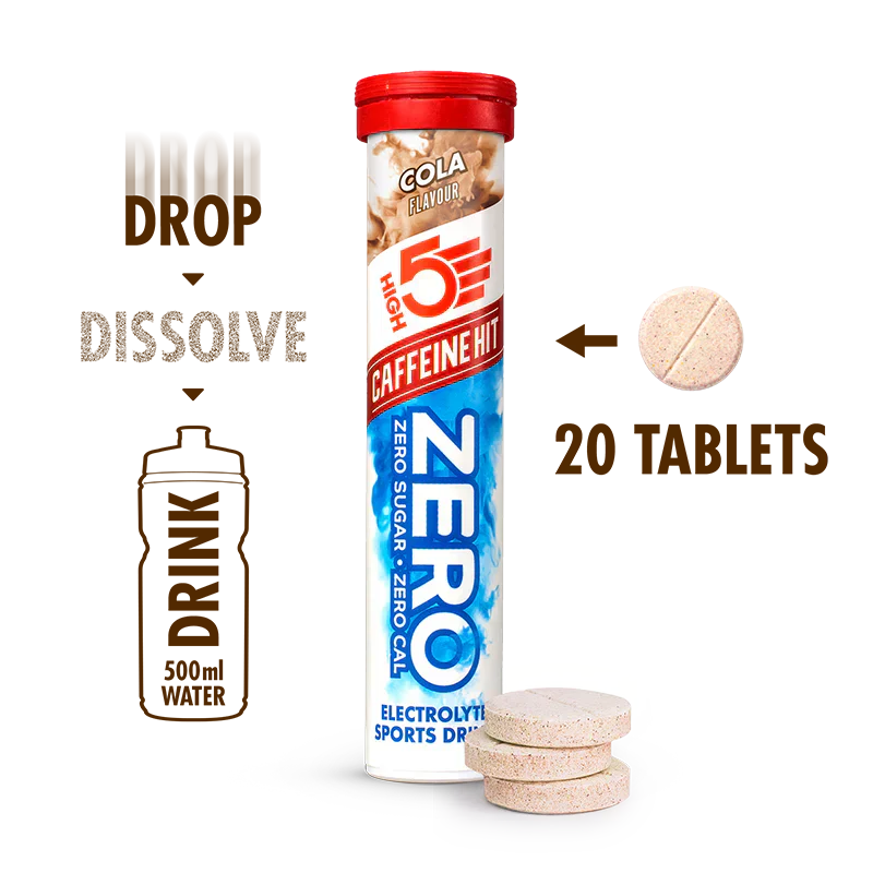 High5 Elektrolyttabs ZERO Caffeine Hit Cola (8x20 tabs)